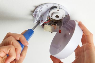 Smoke Detector Battery Replacement
