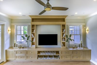 Built In Entertainment Center Installation - Pro Services Lubbock, Texas